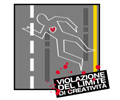 <b>VIOLAZIONE DEL LIMITE
DI CREATIVITA'
</b><br />di: Sandro Menga - ORTONA (CH)
<div style="font-size:9px; color=#ffffff"><br />DESCRIZIONE PROGETTO:<br />
A volte, anche nelle situazioni meno indicate, si da libero sfogo alla propria creatività disegnando un cuore rosso sul tracciato di un cadavere appena investito....la creatività non ha limiti!</div>